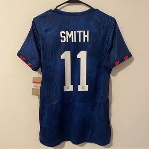 Womens Nike Sophia Smith #11 USA Soccer Jersey Blue 2022/2023 Away